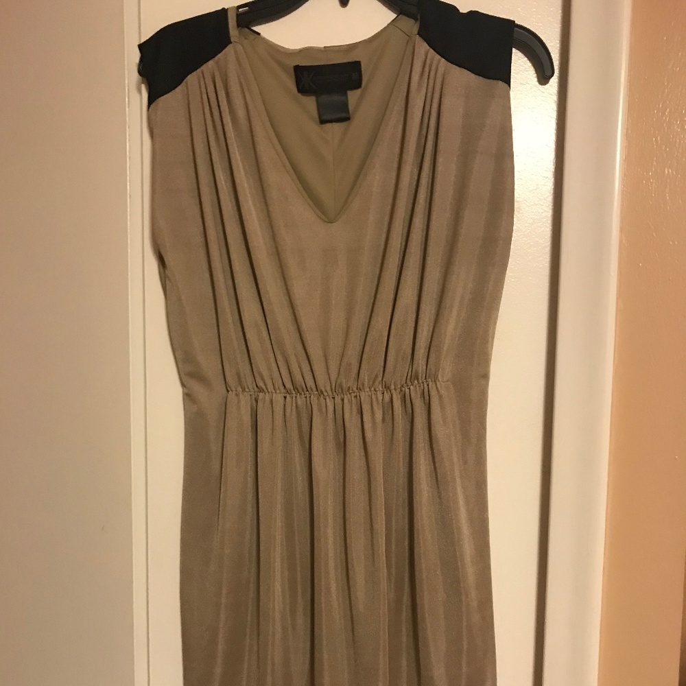 Kardashian Kollection Gold Dress